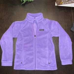 Columbia Kids Lavender Purple Full-Zip Fleece Jacket